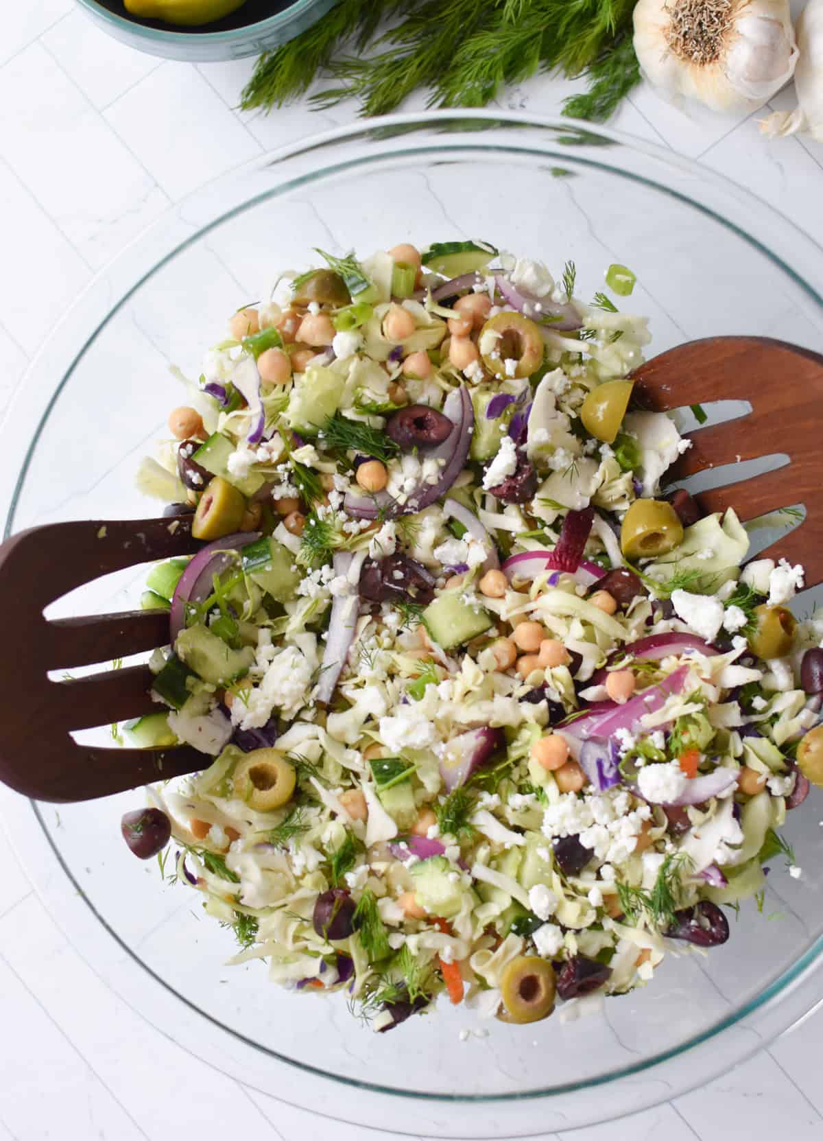 Master Greek Cabbage Salad: Shred, Massage, and Rest for Flavor